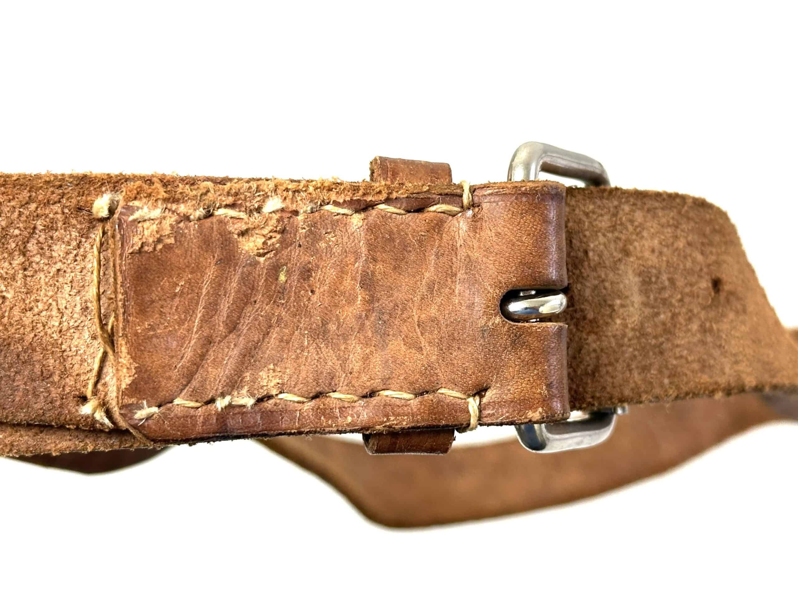 North Korean Enlisted Man's leather belt from the Korean War — image 4
