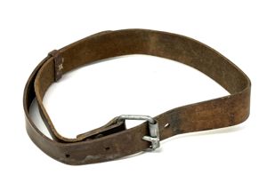 North Korean Enlisted Man's leather belt from the Korean War