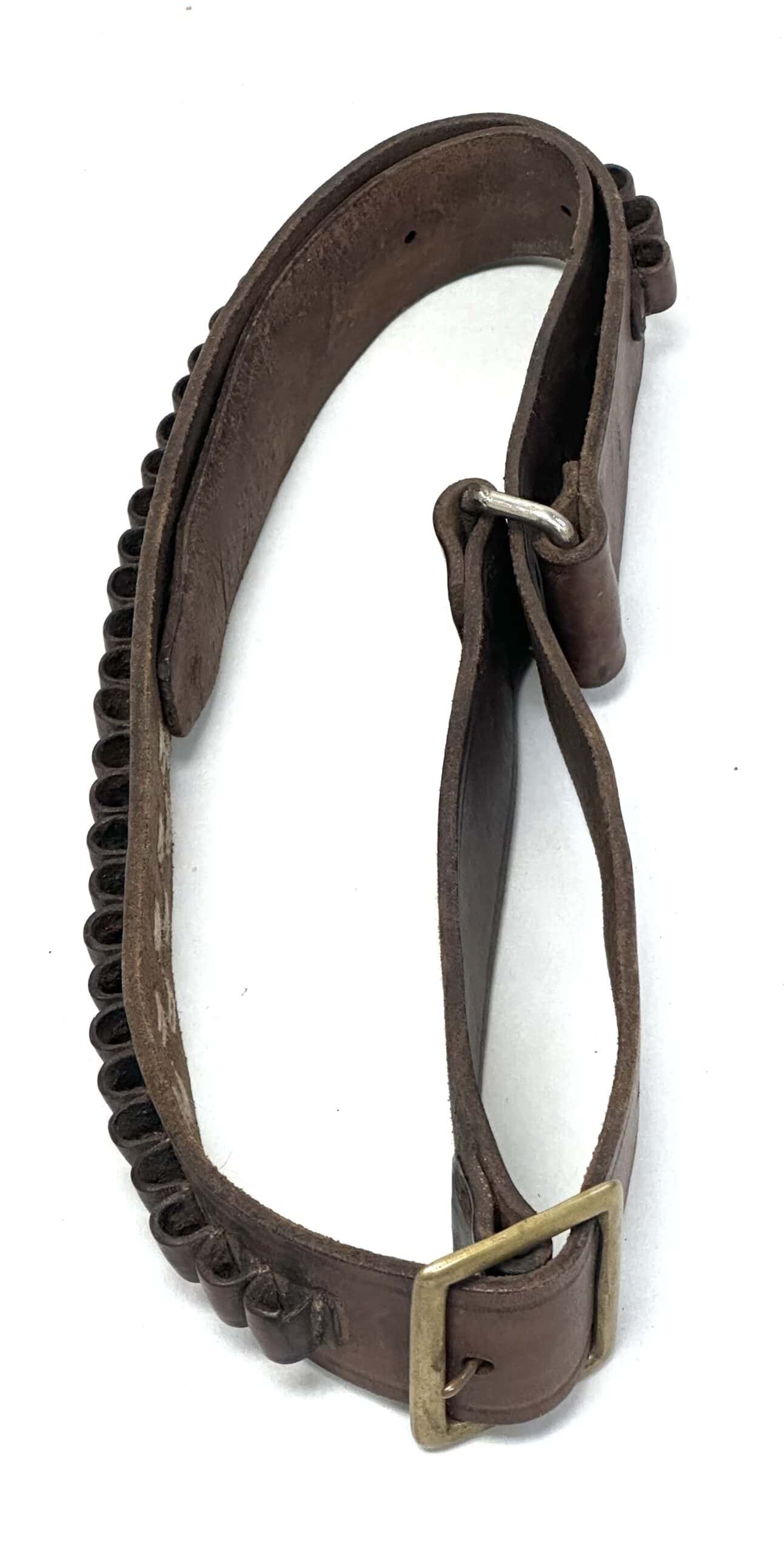 Chinese People's Volunteer CPV Korean War Officer's Leather Cartridge Belt — image 2