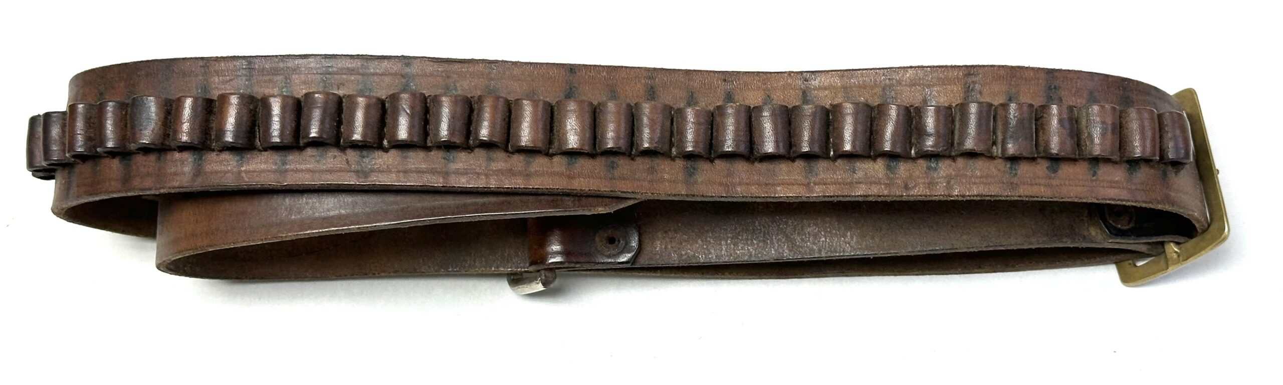 Chinese People's Volunteer CPV Korean War Officer's Leather Cartridge Belt — image 3