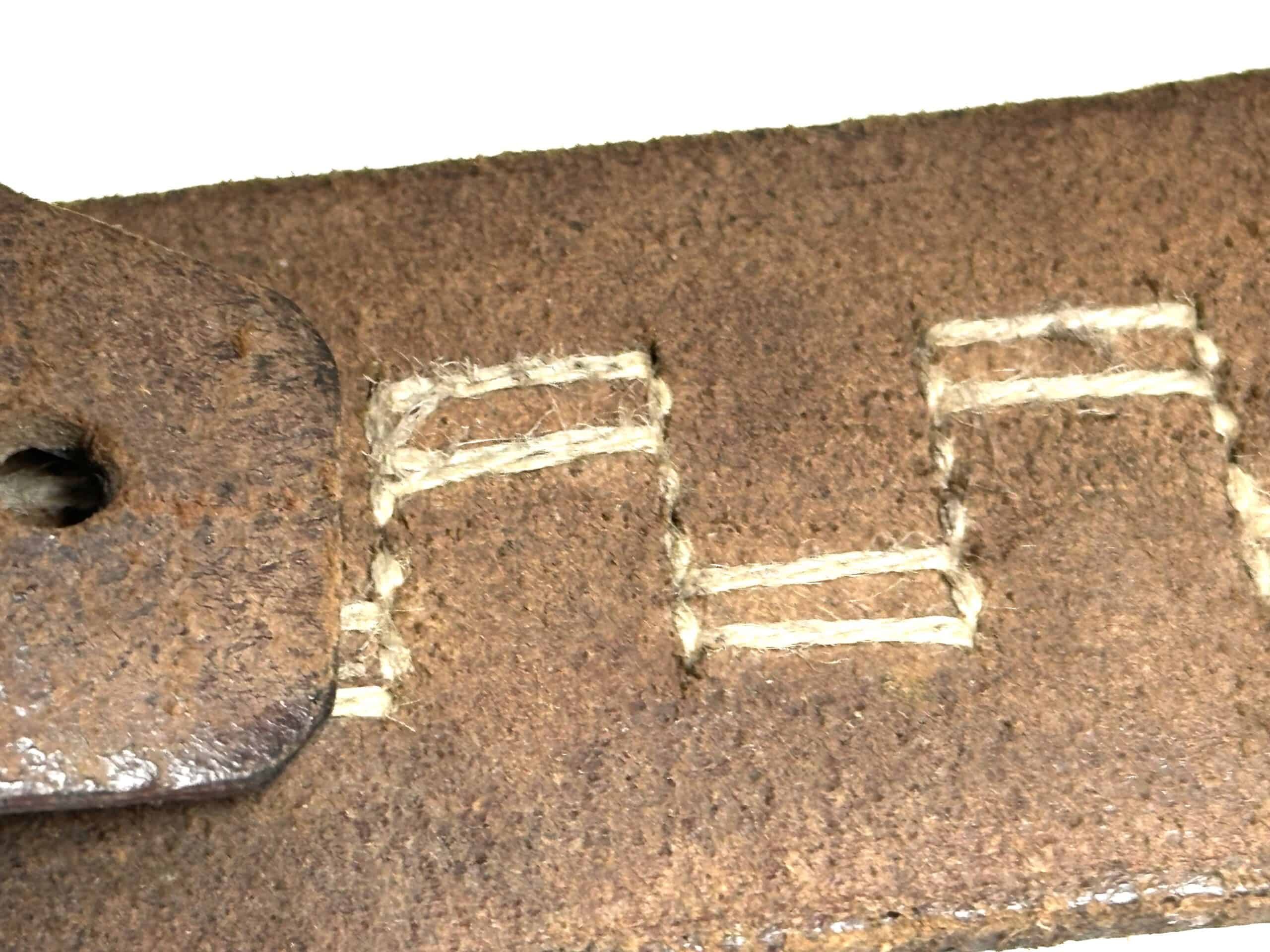 Chinese People's Volunteer CPV Korean War Officer's Leather Cartridge Belt — image 6