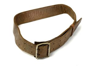 Chinese People's Volunteer CPV Korean War Officer's Wide Leather Belt