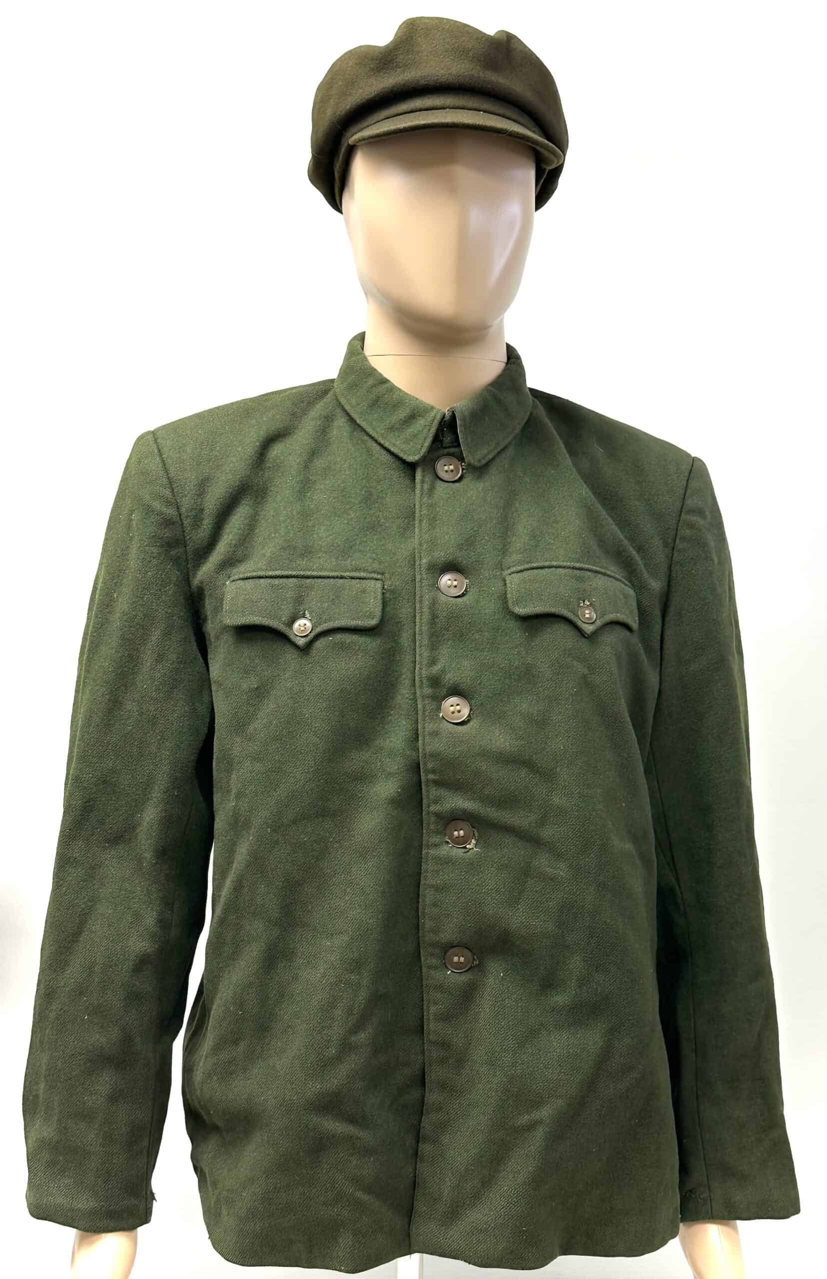 Chinese Peoples Volunteer CPV Officer's Tunic & Hat Korean War — image 3