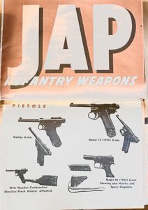 US WW2 Poster Japanese Infantry Weapons
