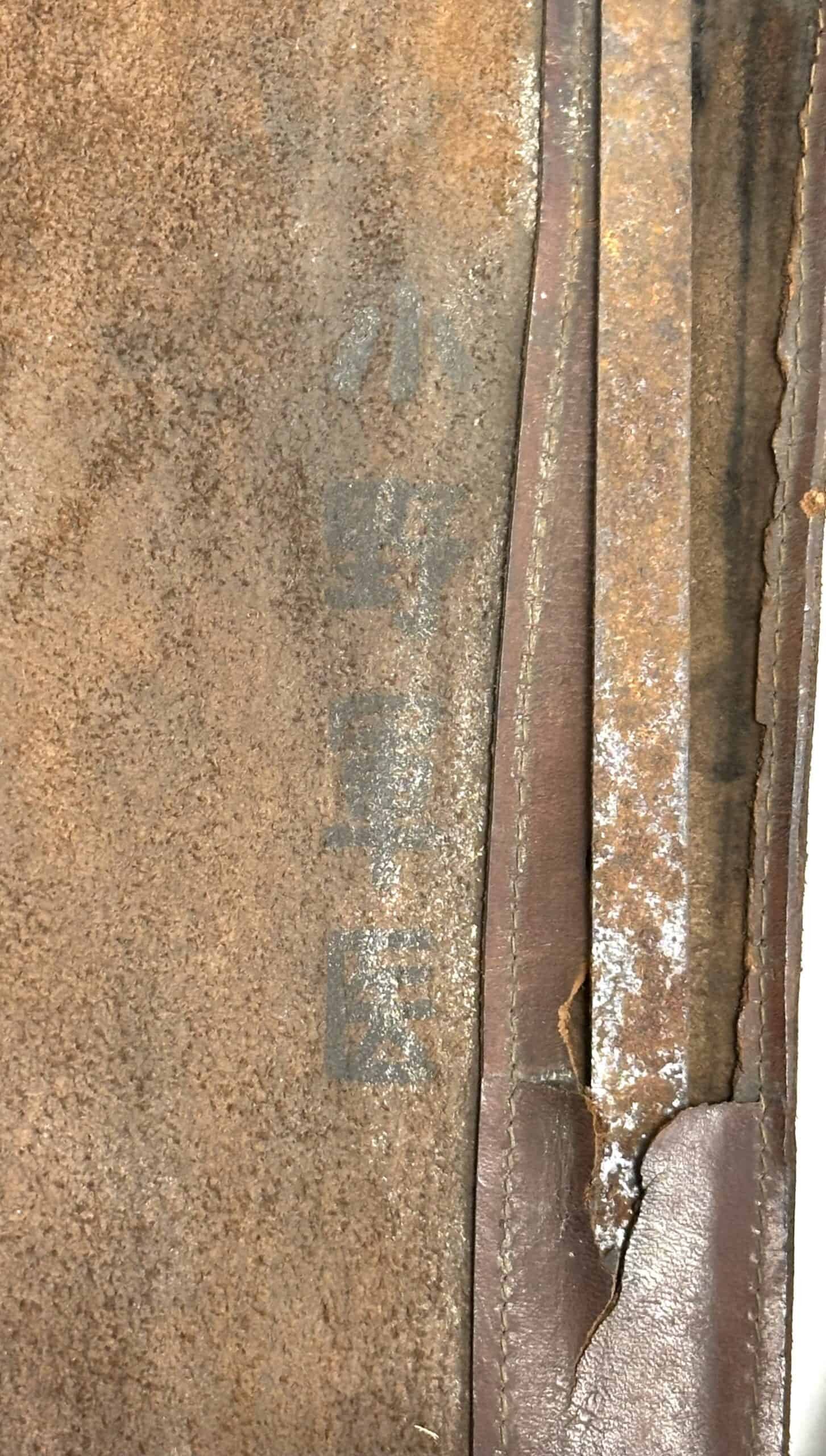 WW2 Japanese Army Doctor Named Leather Leggings — image 4