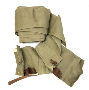 WW2 Japanese Naval Landing Force Leggings with Integral Spats