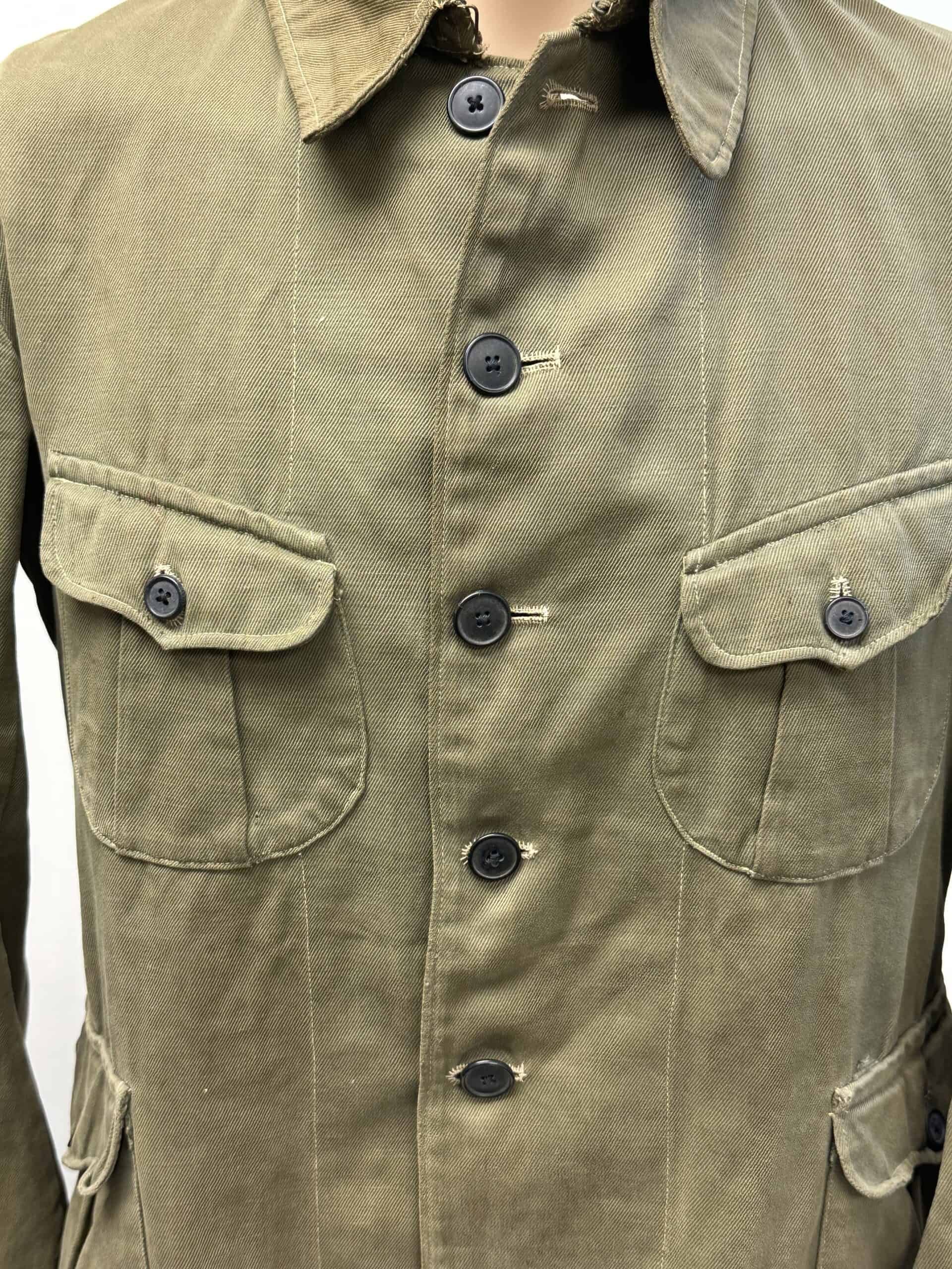 WW2 Japanese c1944 Naval Landing or Defense Force Tunic Full of Kanji — image 4