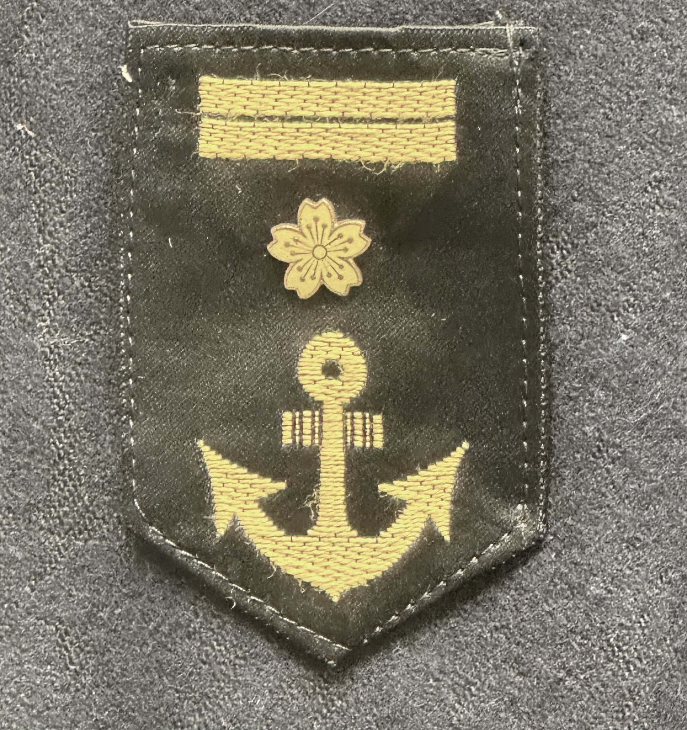 WW2 Japanese Navy Wool Pea Coat with Rate — image 2