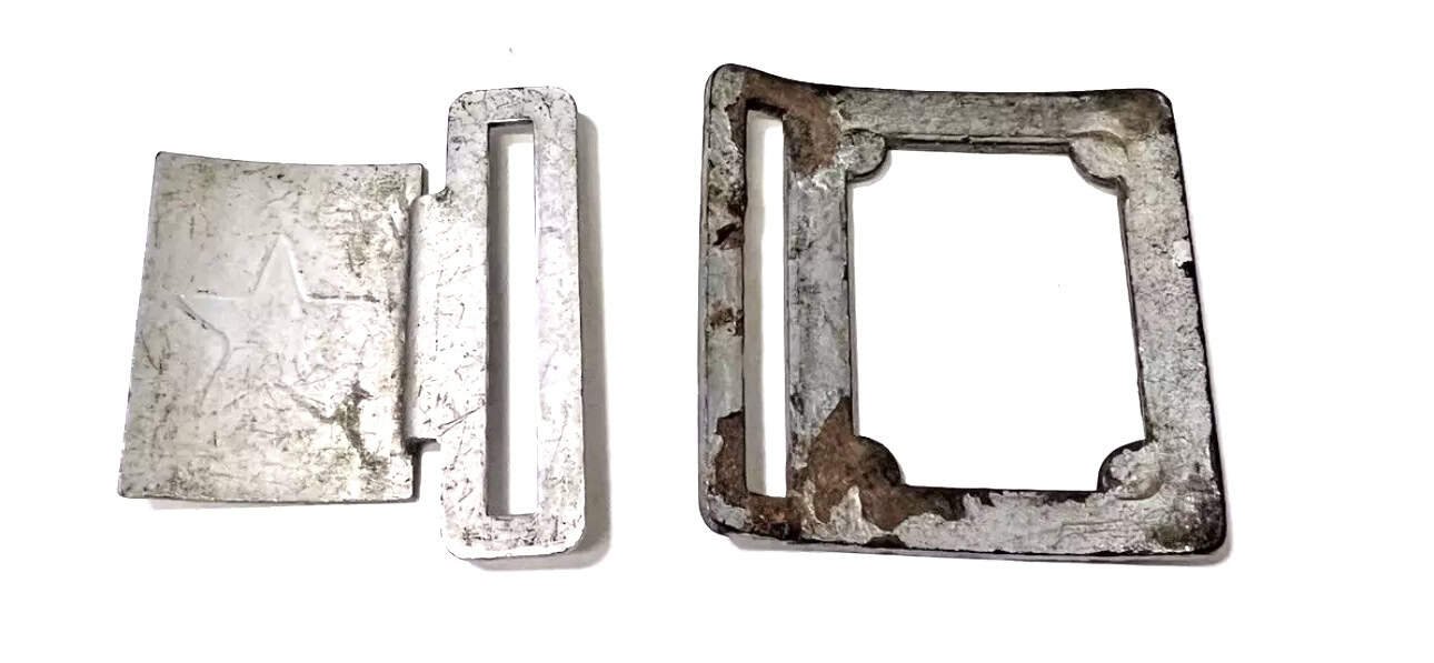 North Vietnamese Army Wide Interlocking Belt Buckle — image 2