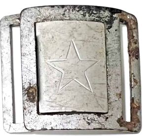 North Vietnamese Army Wide Interlocking Belt Buckle