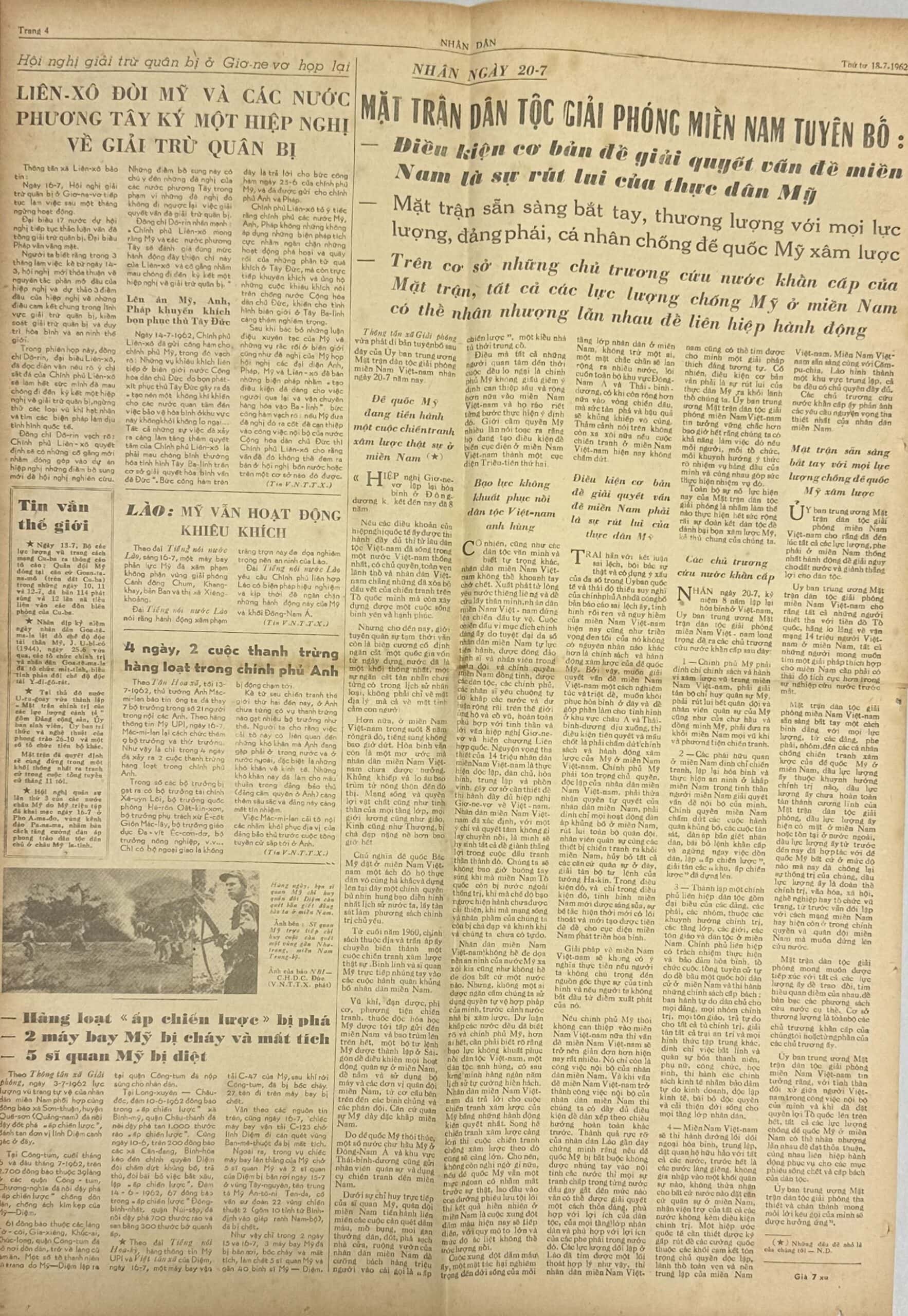 North Vietnamese Army Newspaper 1962 US Advisor Photo — image 5