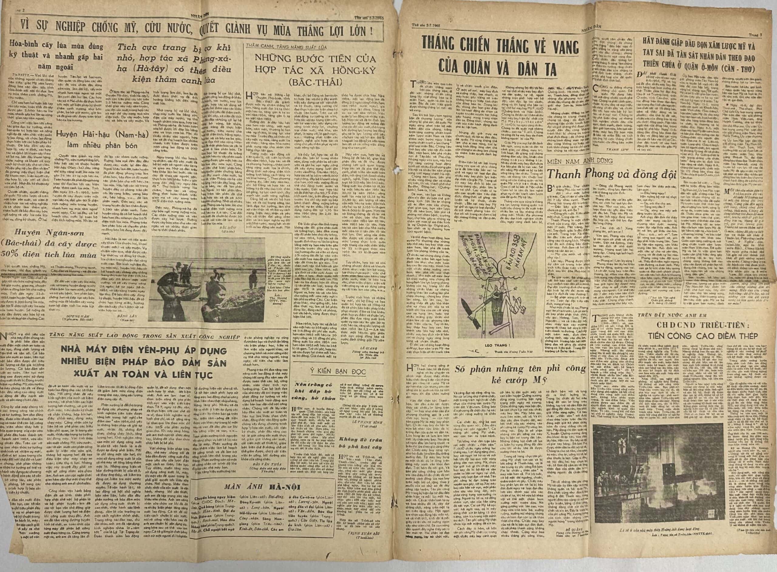 North Vietnamese Army Newspapers 1965 PAVN shot down 55 Planes — image 3