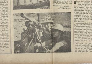 North Vietnamese Army Newspaper 1965 NVA Using British BREN Gun