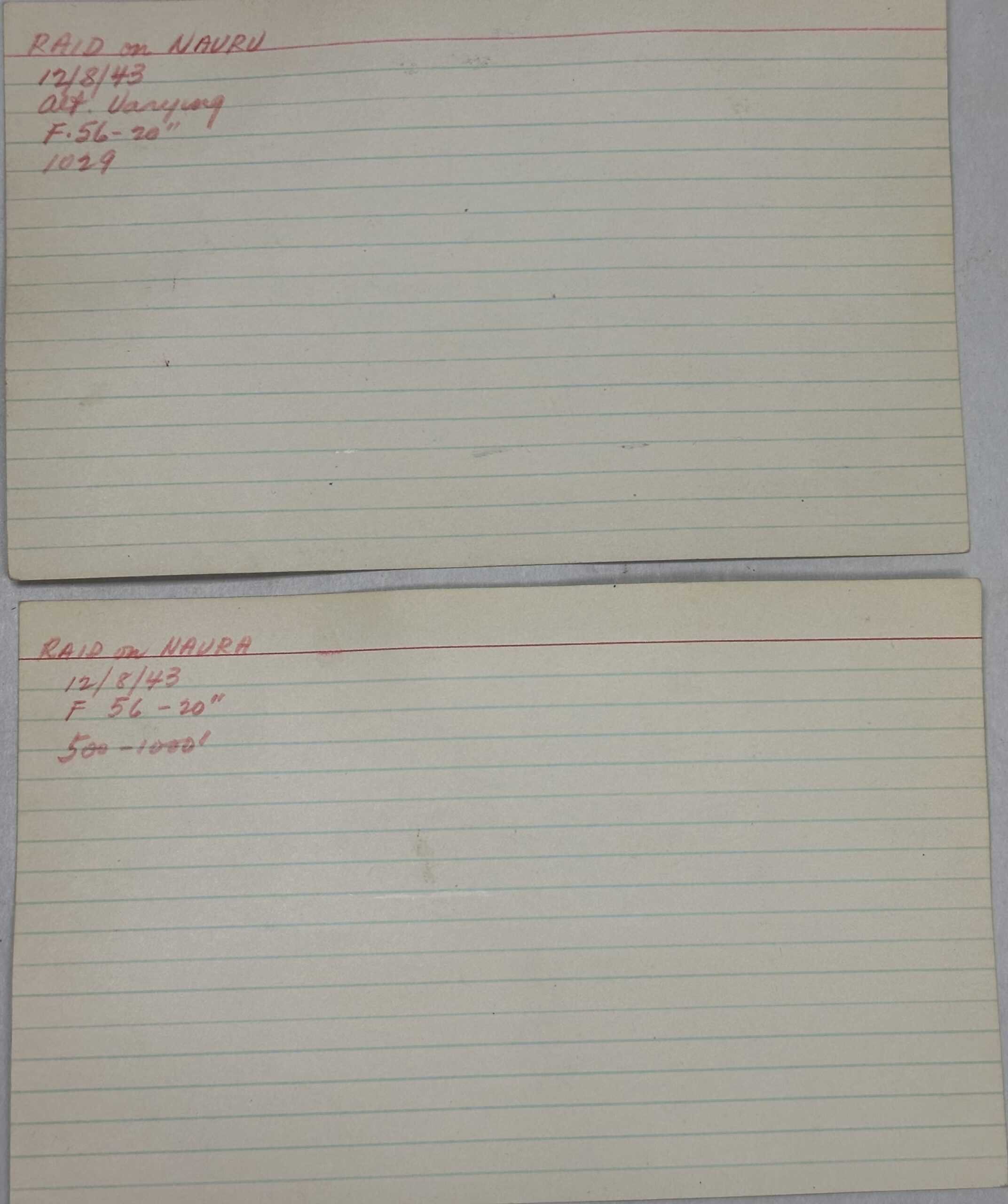 US WW2 Gun Camera Photographs of Japanese Occupied Island — image 2