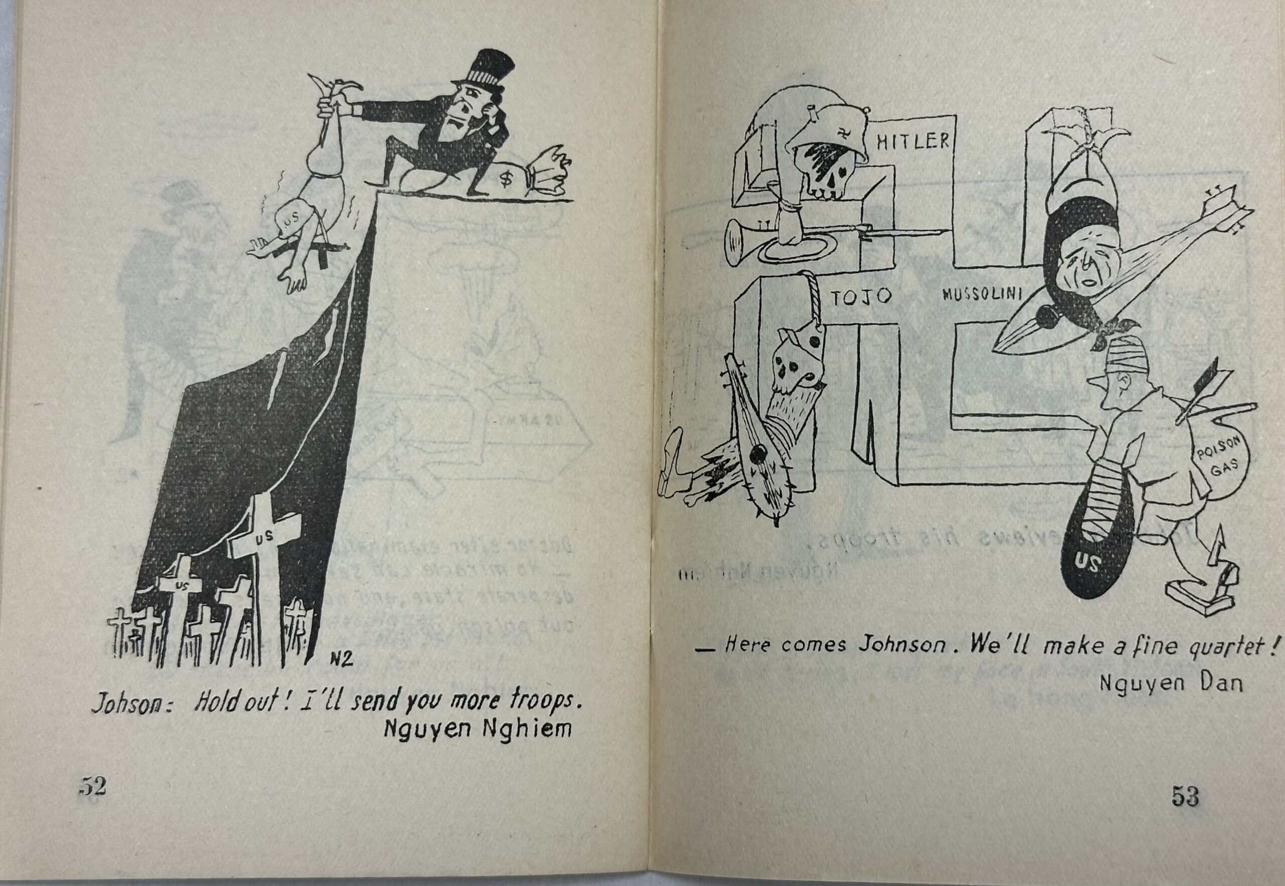 North Vietnamese Army English Language Cartoon Propaganda Bookley — image 10