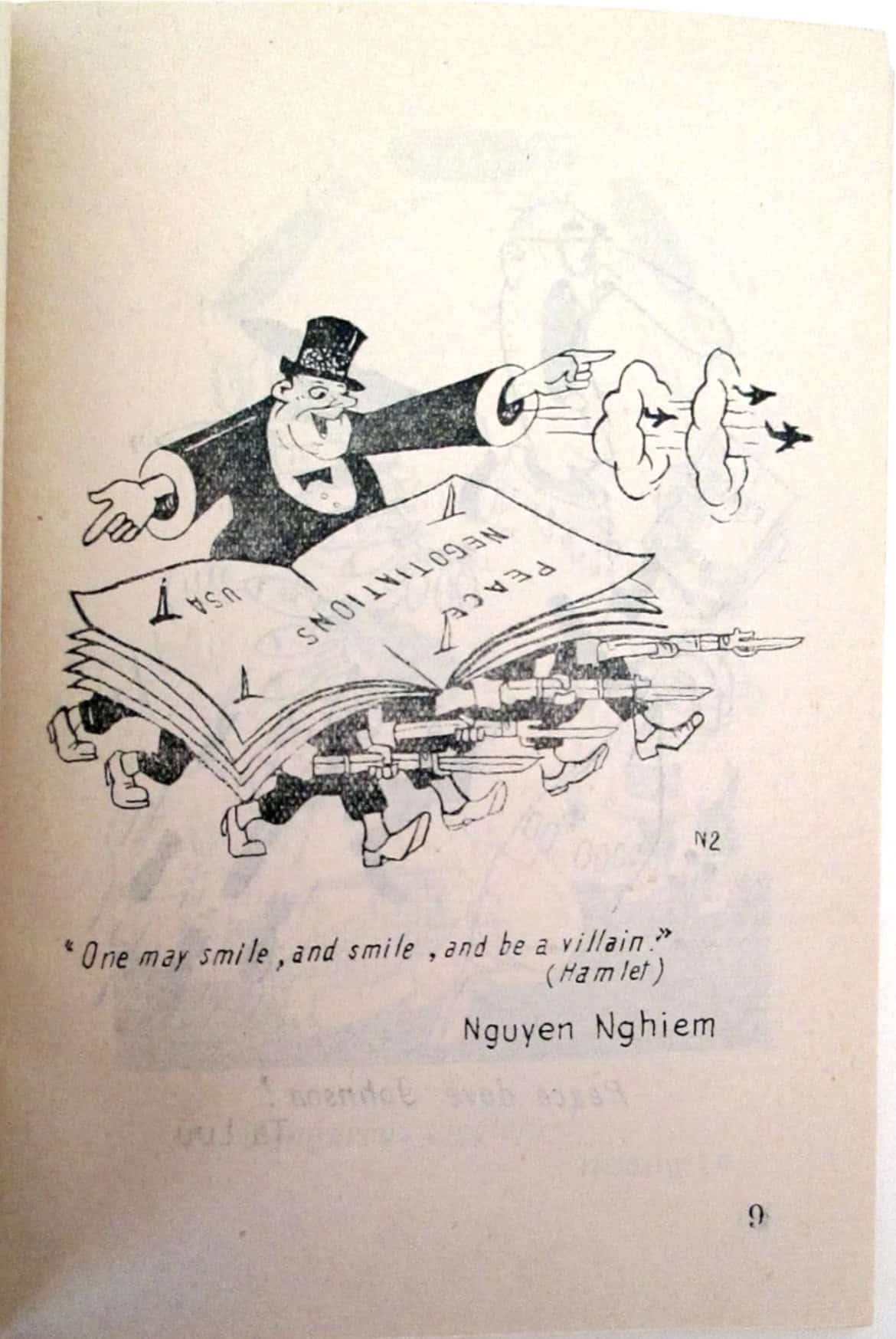 North Vietnamese Army English Language Cartoon Propaganda Bookley — image 4