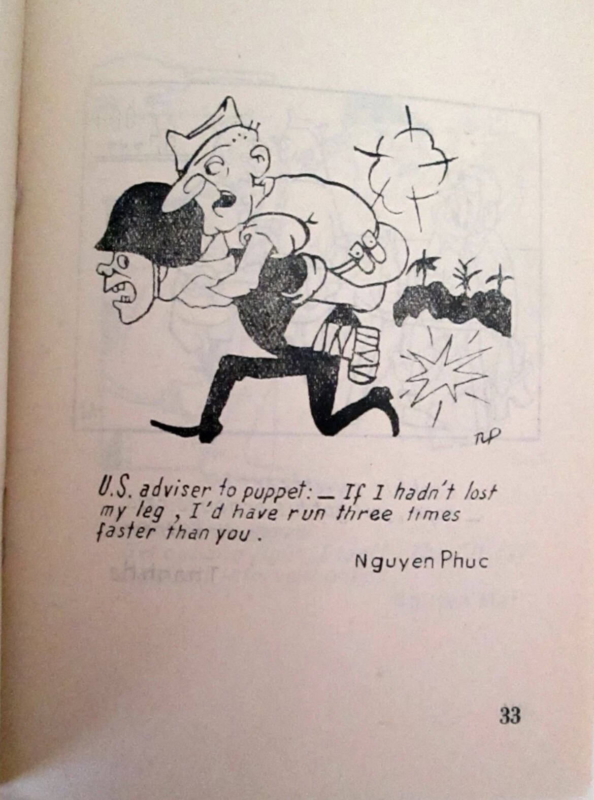 North Vietnamese Army English Language Cartoon Propaganda Bookley — image 6
