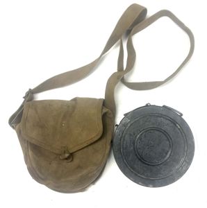 North Vietnamese Army Viet Cong RPD Drum with Salty Pouch