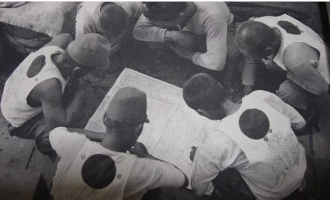 WW2 Japanese Cherry Blossom Sennibari 1000 Stitch Vest — image 12