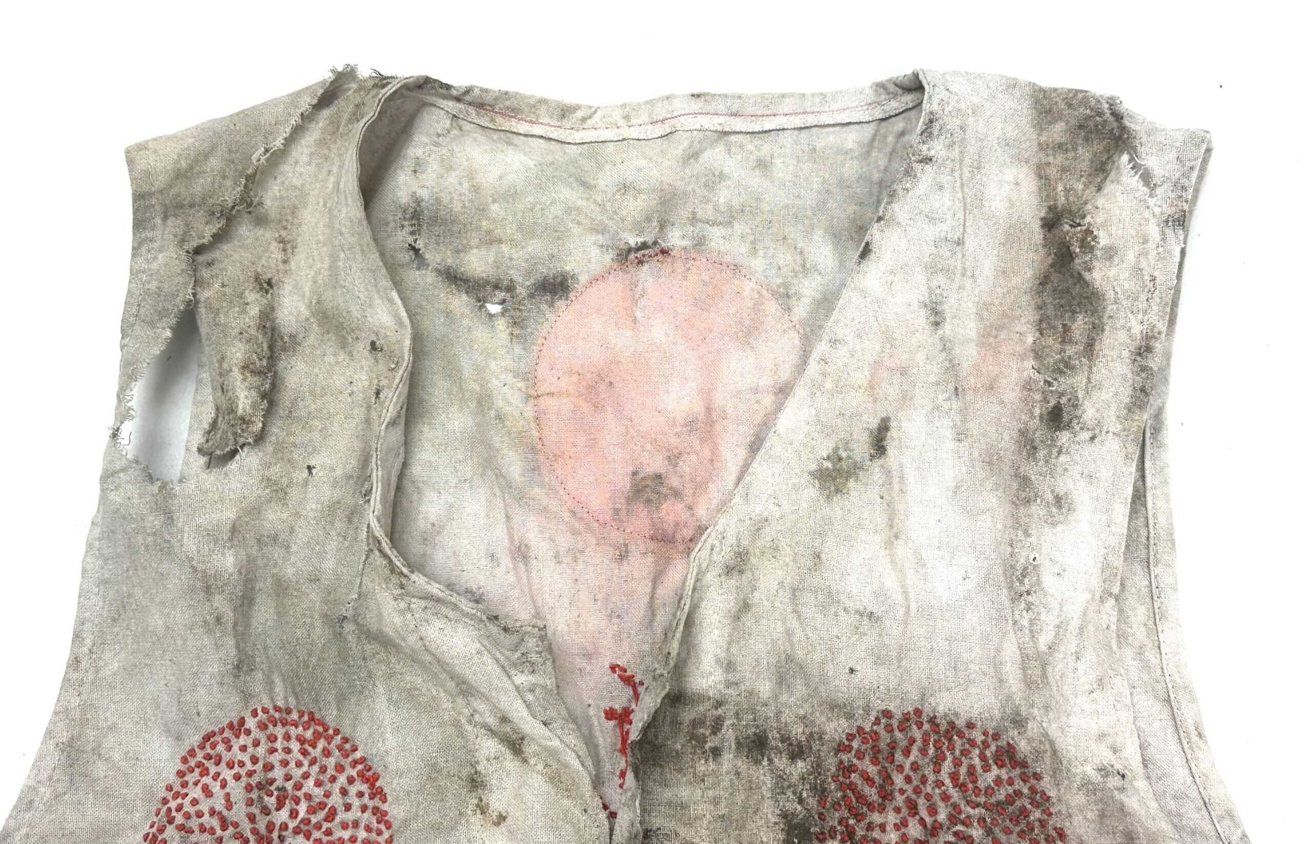 WW2 Japanese Cherry Blossom Sennibari 1000 Stitch Vest — image 4