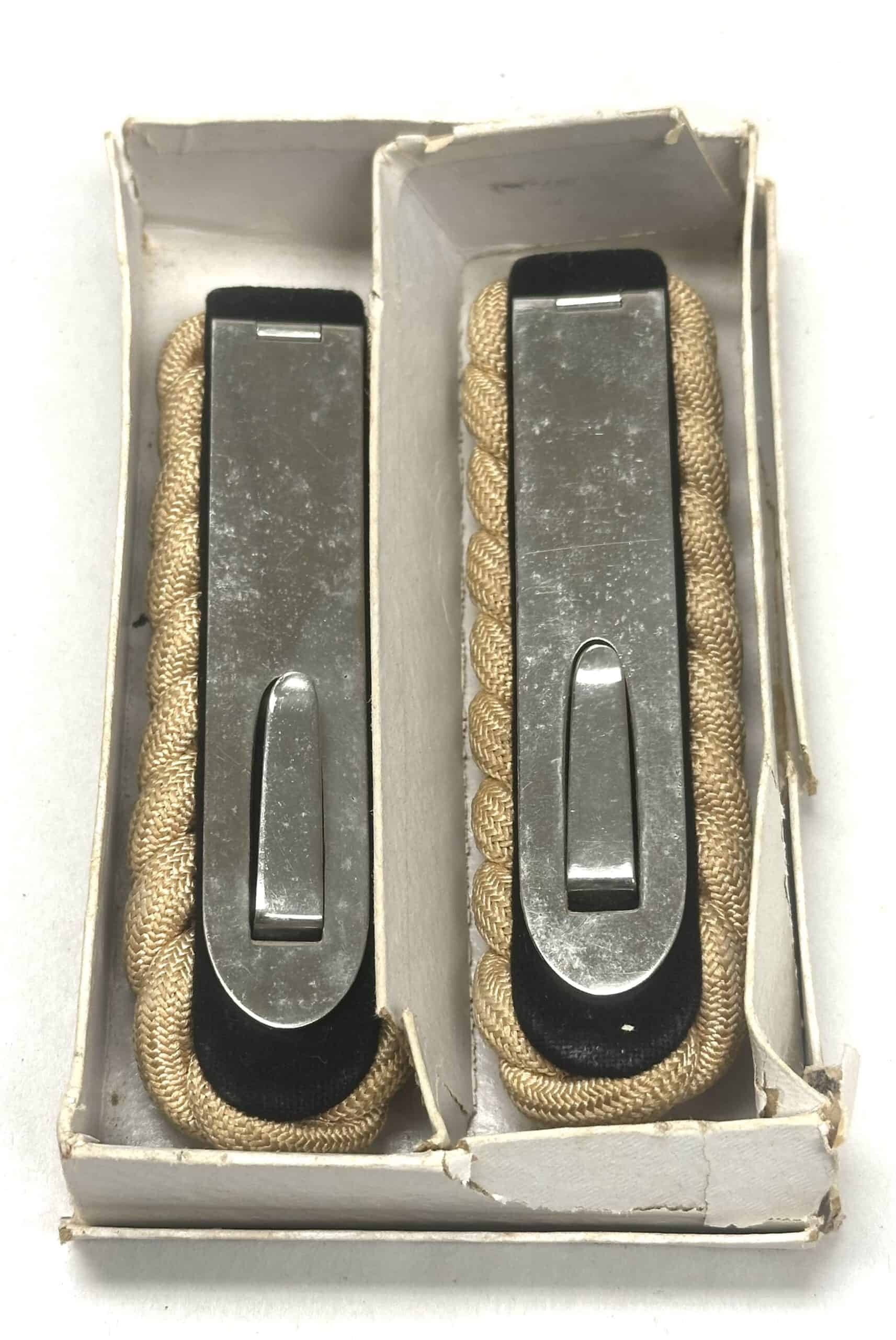 WW2 Japanese Army Warrant Officer Boxed Dress Shoulder Boards — image 2