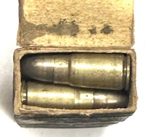 WW2 Japanese 8mm Nambu Ammunition 16 Rounds with original box