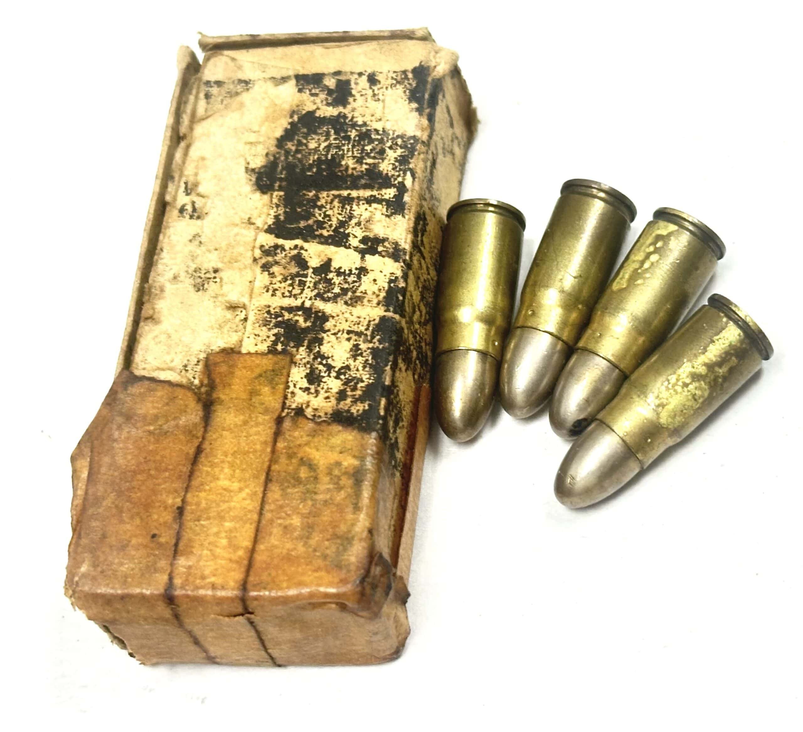 WW2 Japanese 8mm Nambu Ammunition with original box — image 2