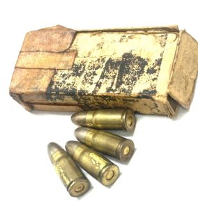 WW2 Japanese 8mm Nambu Ammunition with original box