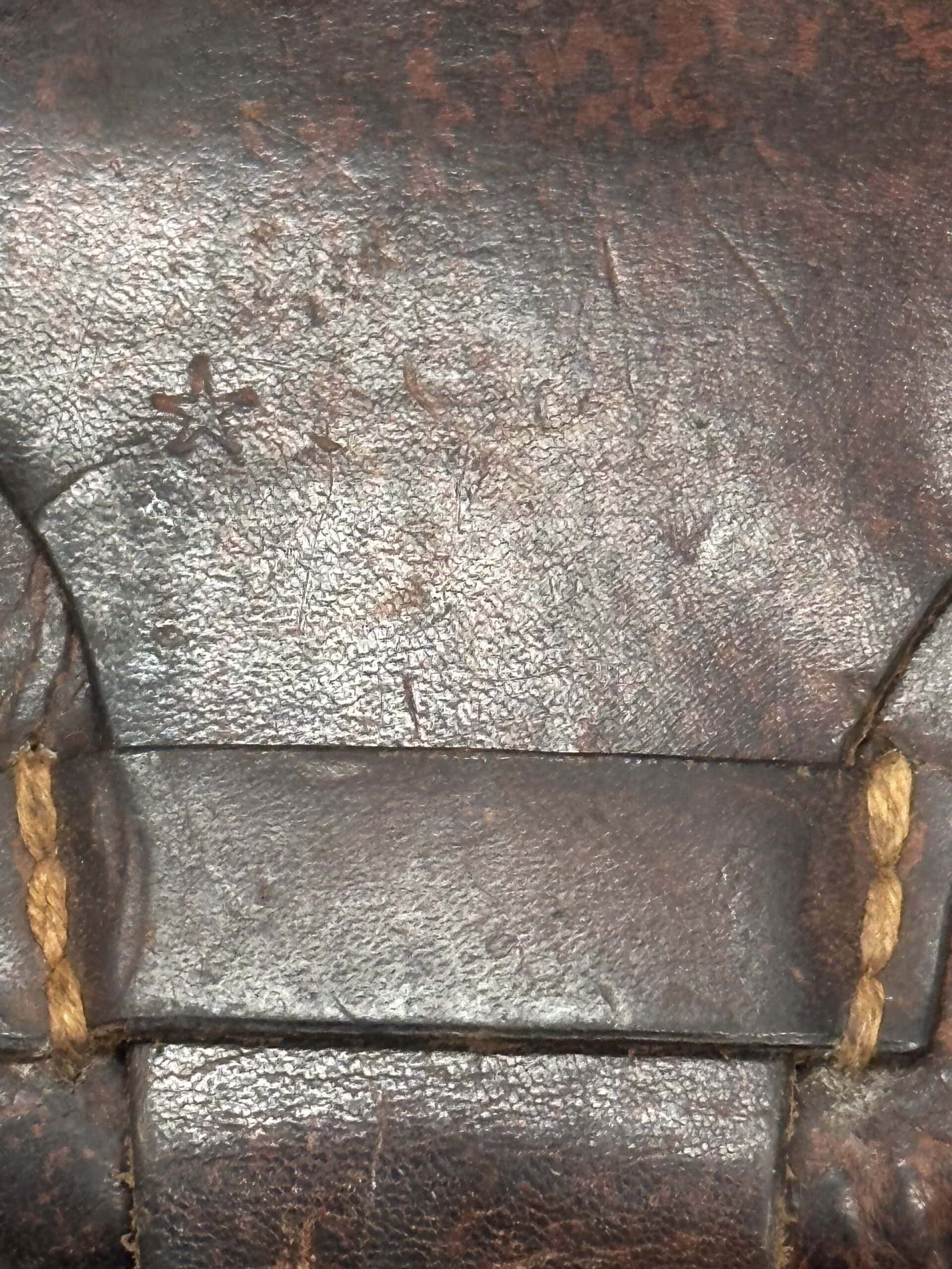 WW2 Japanese Navy Numbered & Named Type 14 Nambu Holster 1939 with Shoulder Strap — image 9