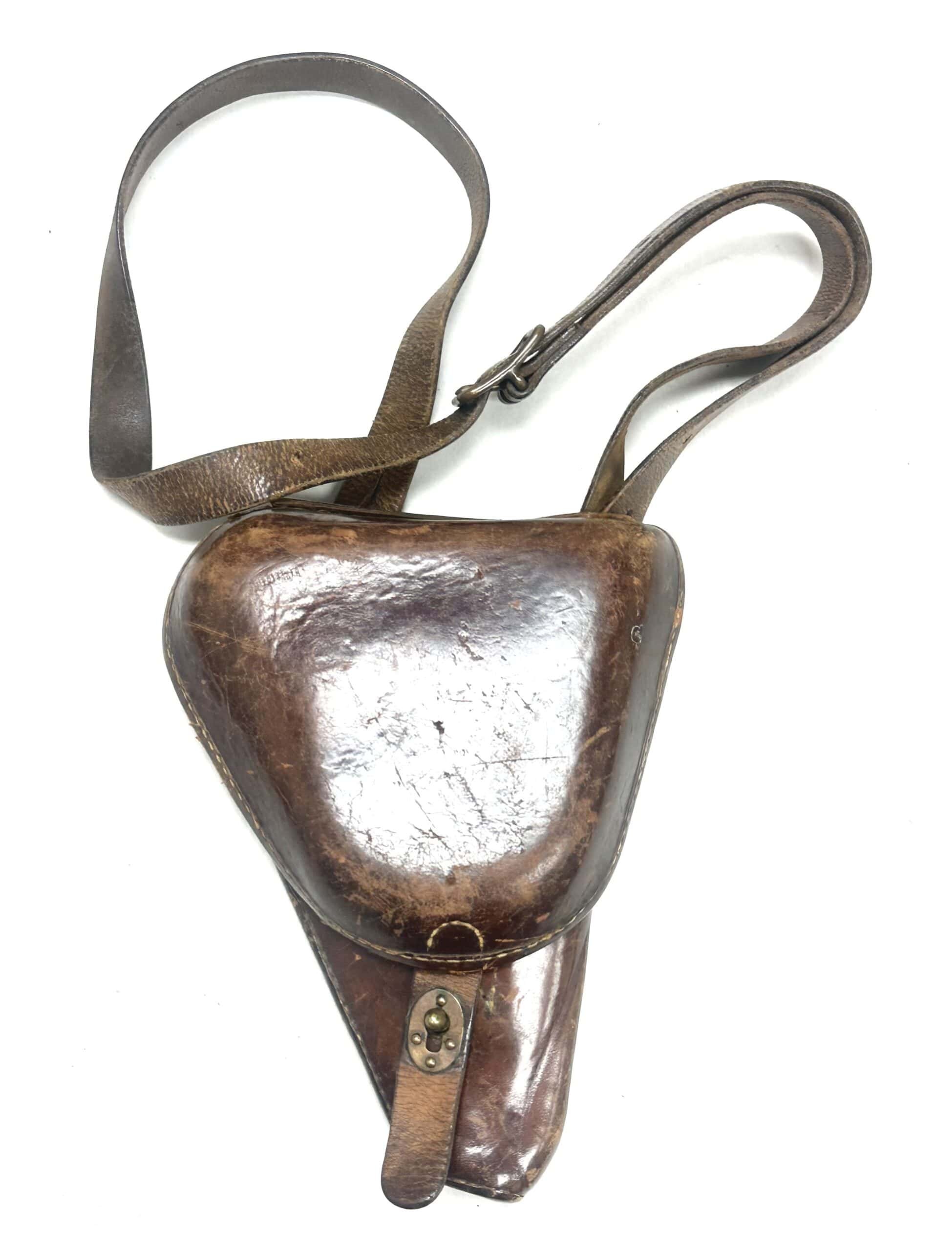 WW2 Japanese Nambu Type 14 Early Nambu Holster with Shoulder Strap — image 2