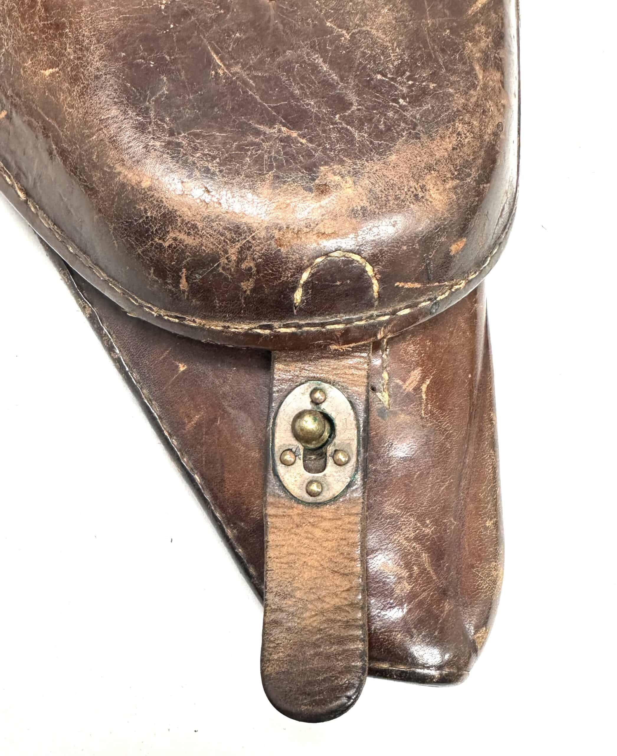 WW2 Japanese Nambu Type 14 Early Nambu Holster with Shoulder Strap — image 4
