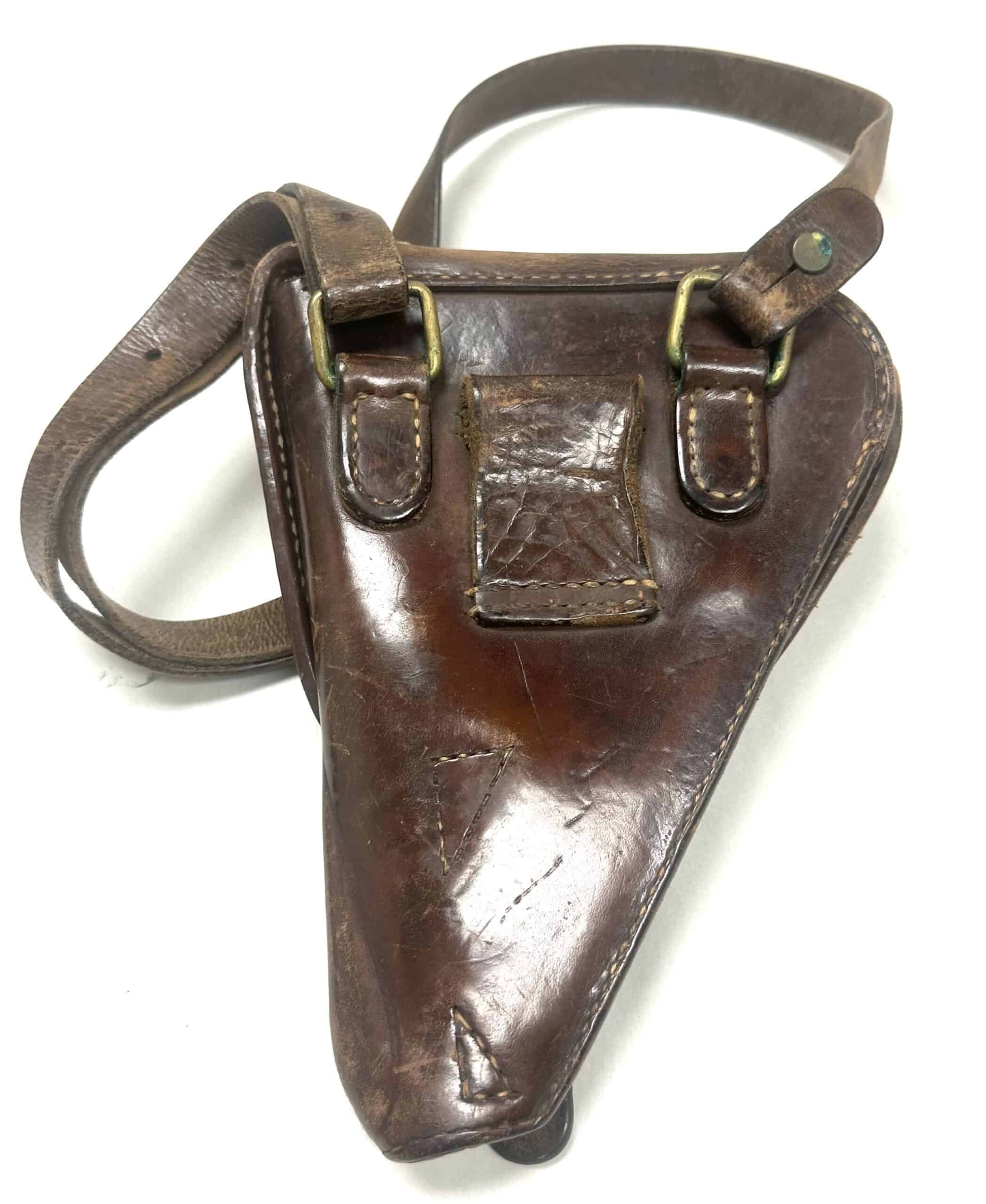 WW2 Japanese Nambu Type 14 Early Nambu Holster with Shoulder Strap — image 5