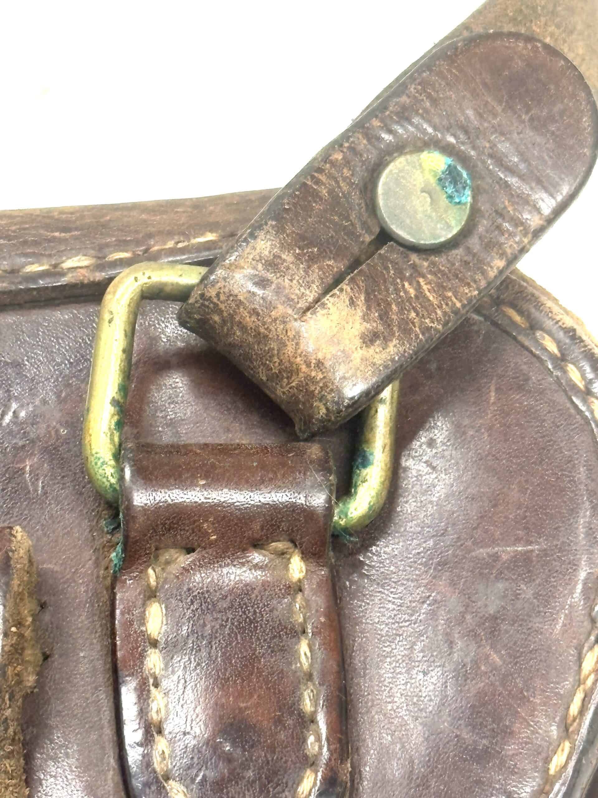 WW2 Japanese Nambu Type 14 Early Nambu Holster with Shoulder Strap — image 6