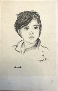 Viet Cong NLF Postcard VC Female Pixie
