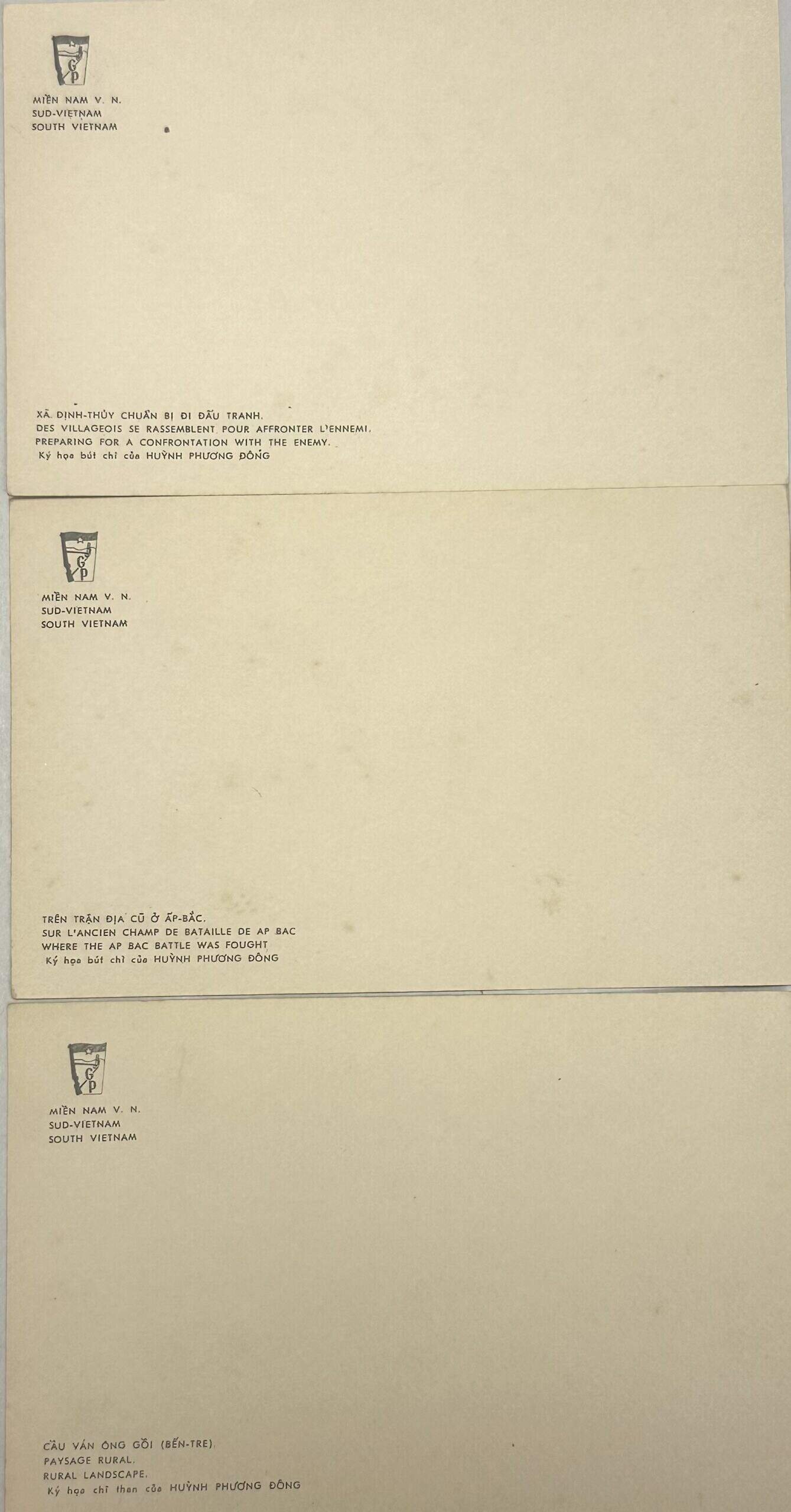 Viet Cong Postcards Lot of Three — image 2