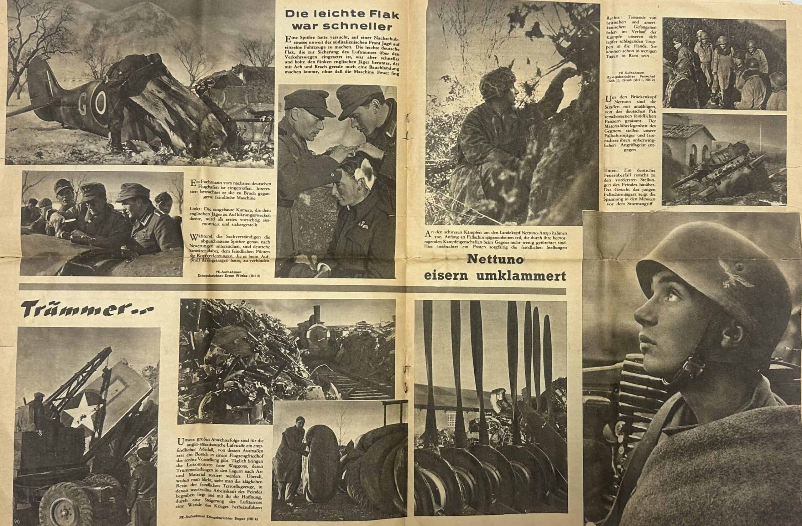 WW2 German Luftwaffe News Pictorial 1944 — image 3