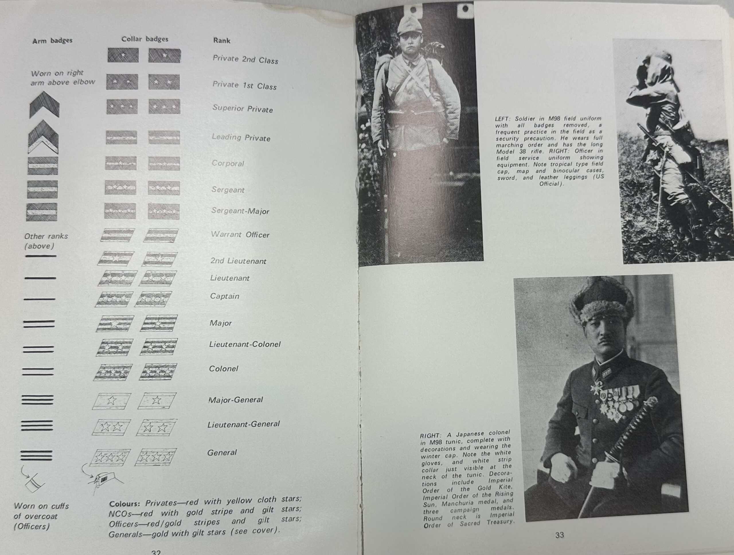 1970 Illustrated Guide to the Japanese Army — image 7