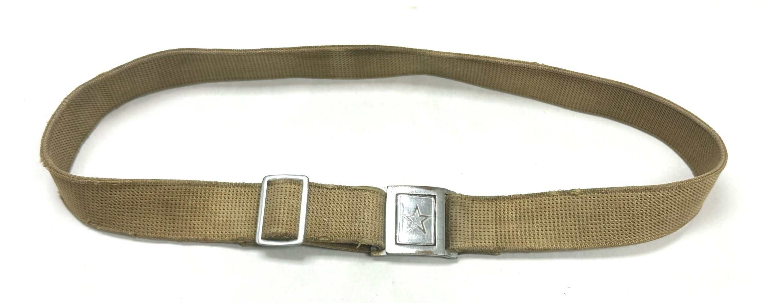 North Vietnamese Army Viet Cong Pre 1965 Web Belt with Interlocking Star Buckle — image 2