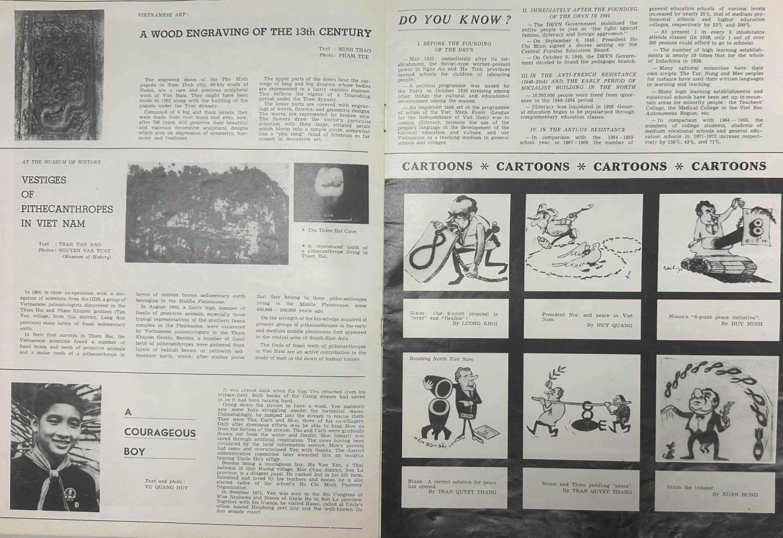 North Vietnamese Propaganda Magazine 1972 — image 9