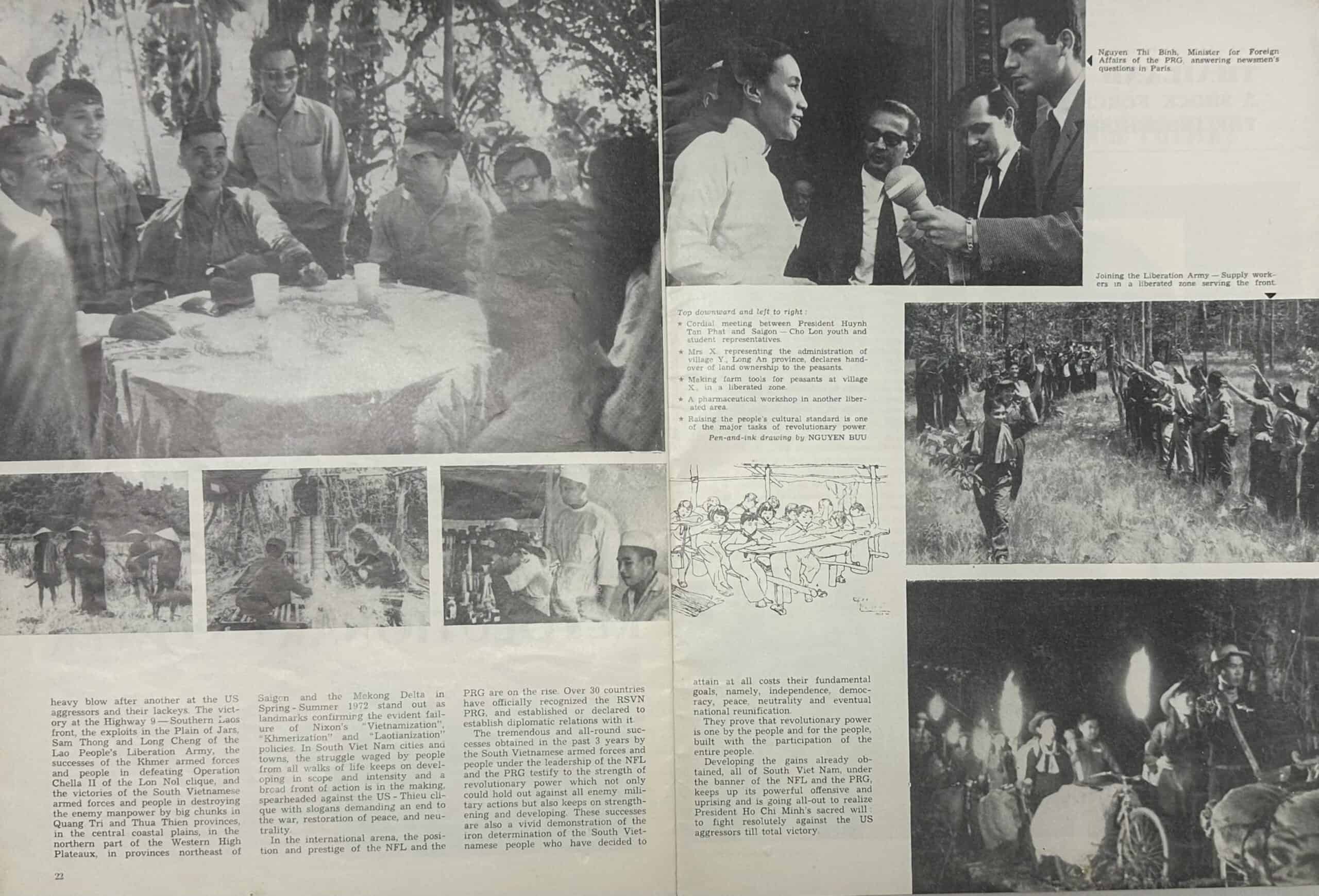 North Vietnamese Propaganda Magazine 1972 — image 13