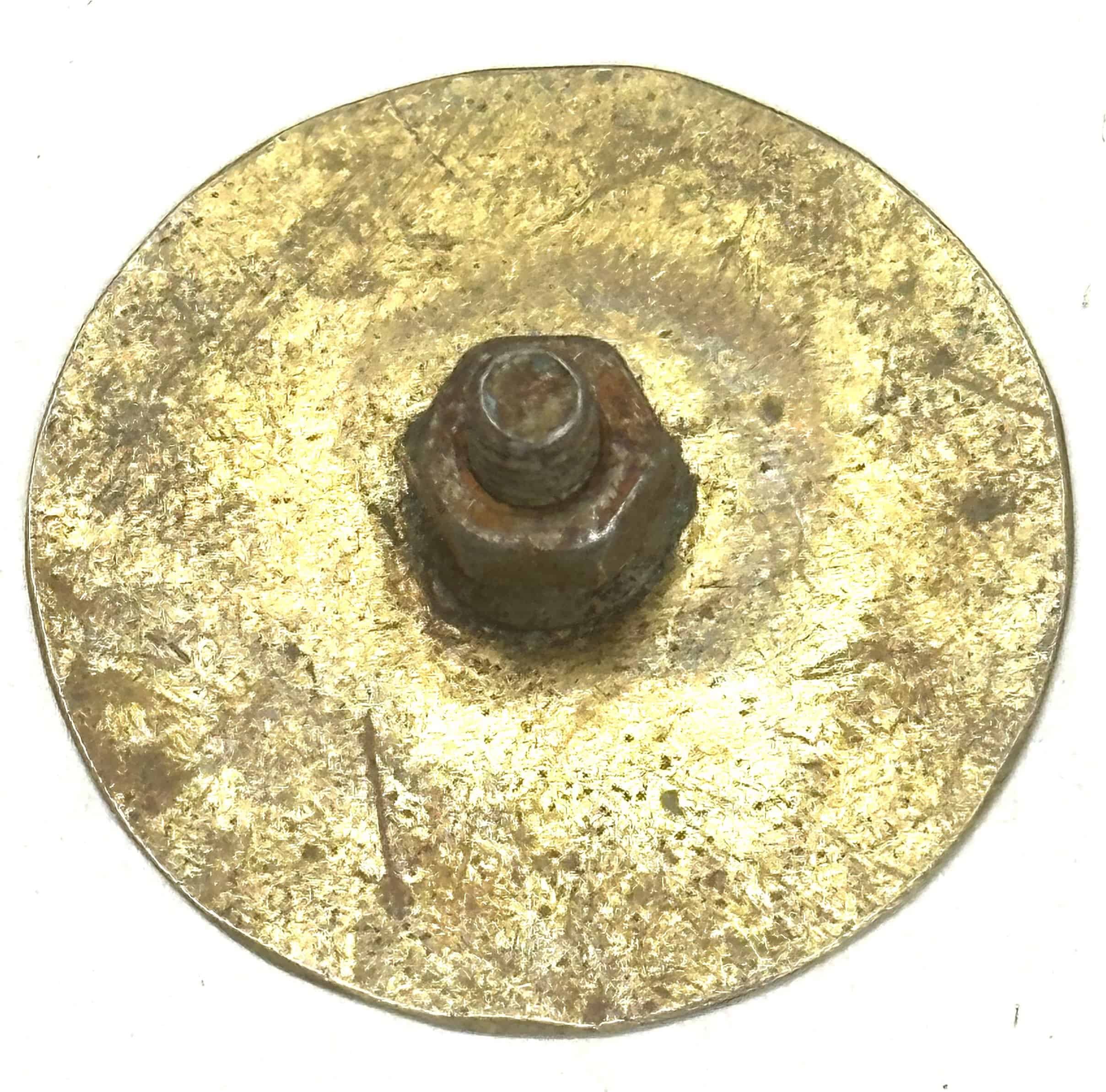 North Vietnamese Navy Sun Helmet Badge Early Brass — image 3