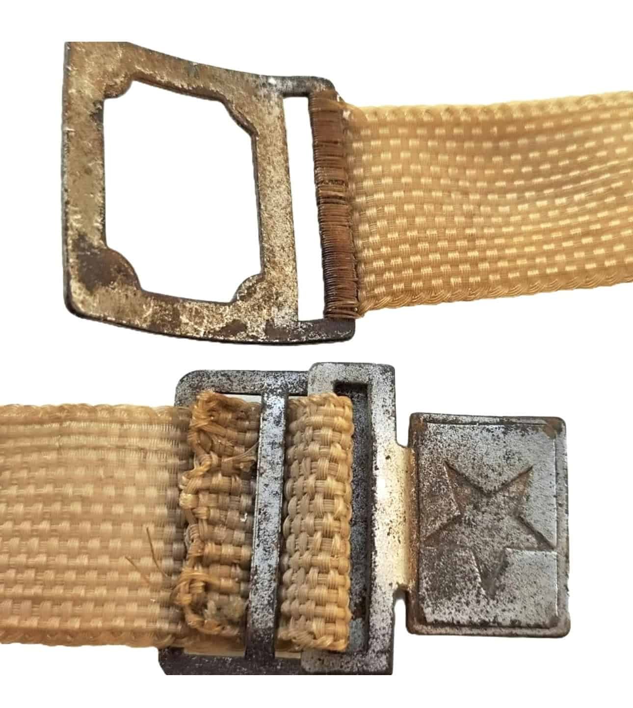 Viet Cong Jungle Made Belt with Star Buckle — image 5