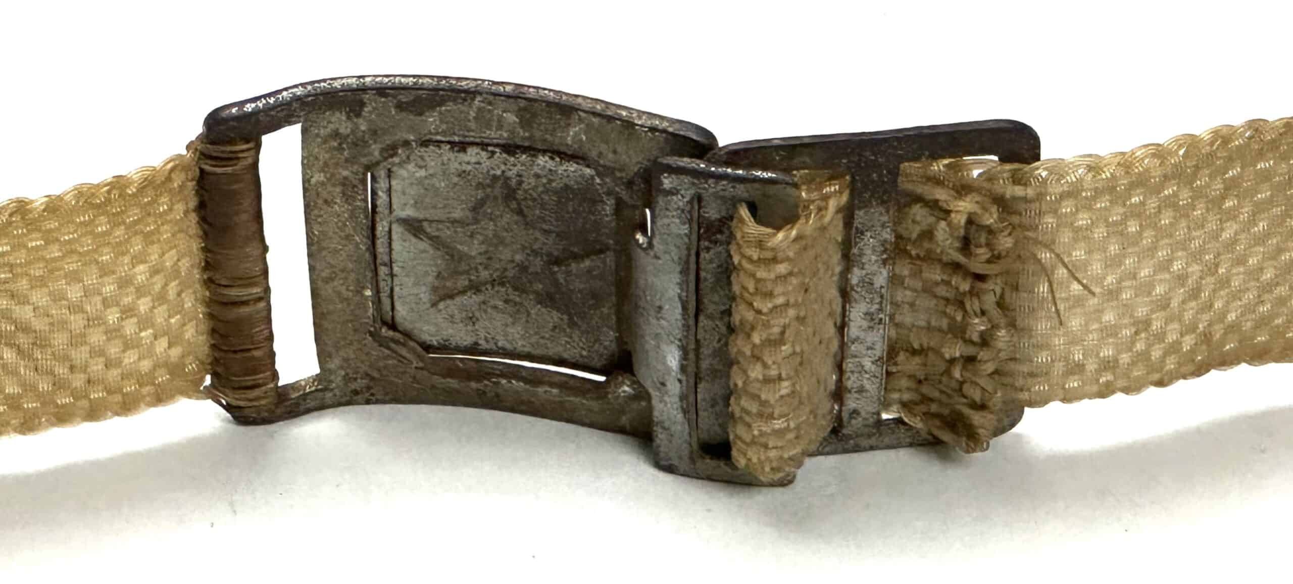 Viet Cong Jungle Made Belt with Star Buckle — image 6