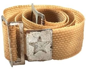 Viet Cong Jungle Made Belt with Star Buckle