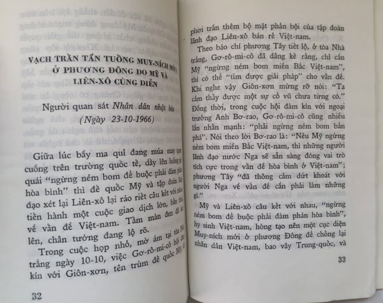 North Vietnamese Army Propaganda Booklet Stop The Bombing 1967 — image 3