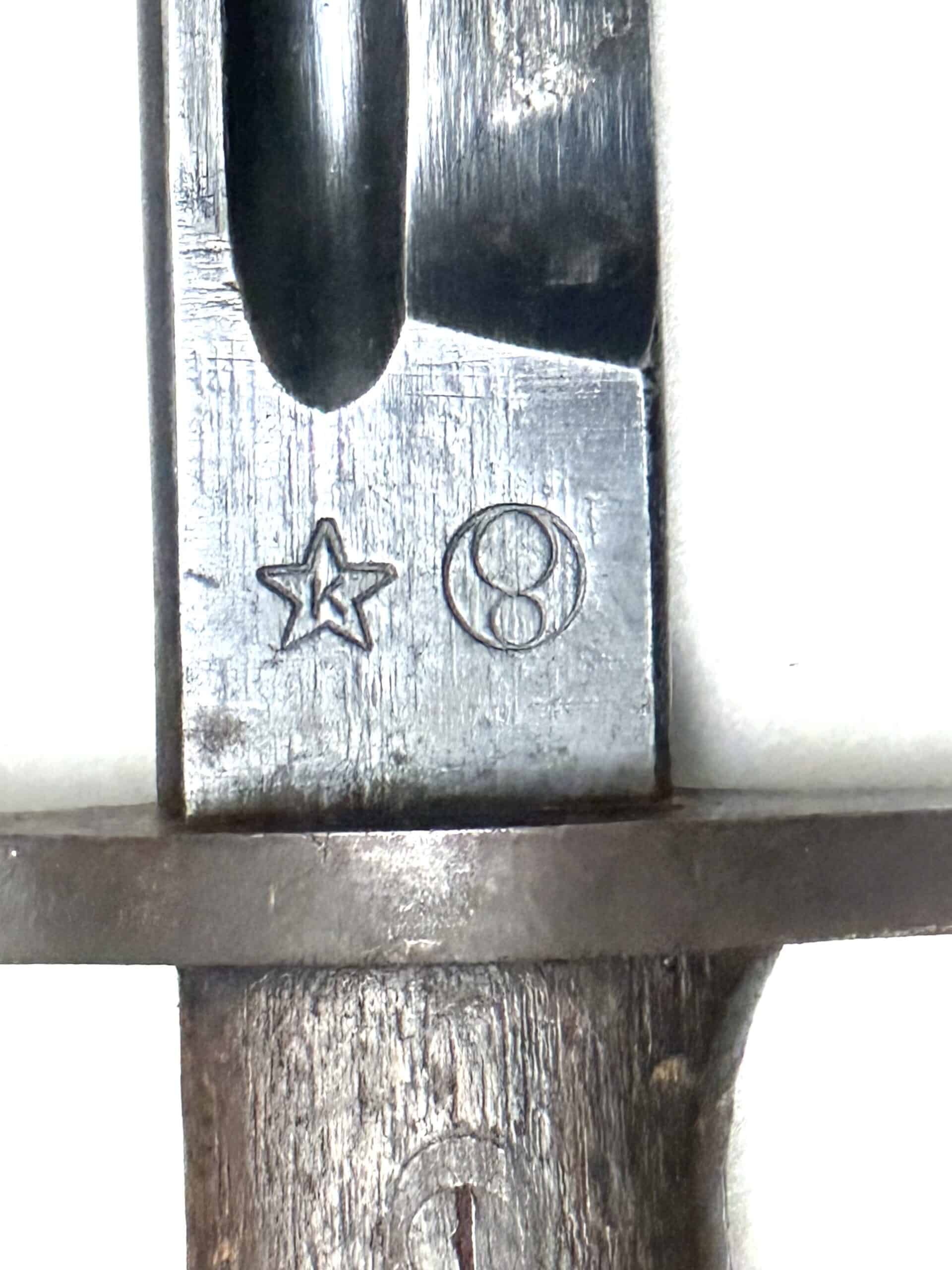 WW2 Japanese Type 30 Straight Guard Bayonet Kanaashiyo Rock-Drilling — image 2