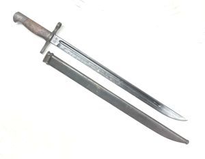 WW2 Japanese Type 30 Straight Guard Bayonet Kanaashiyo Rock-Drilling