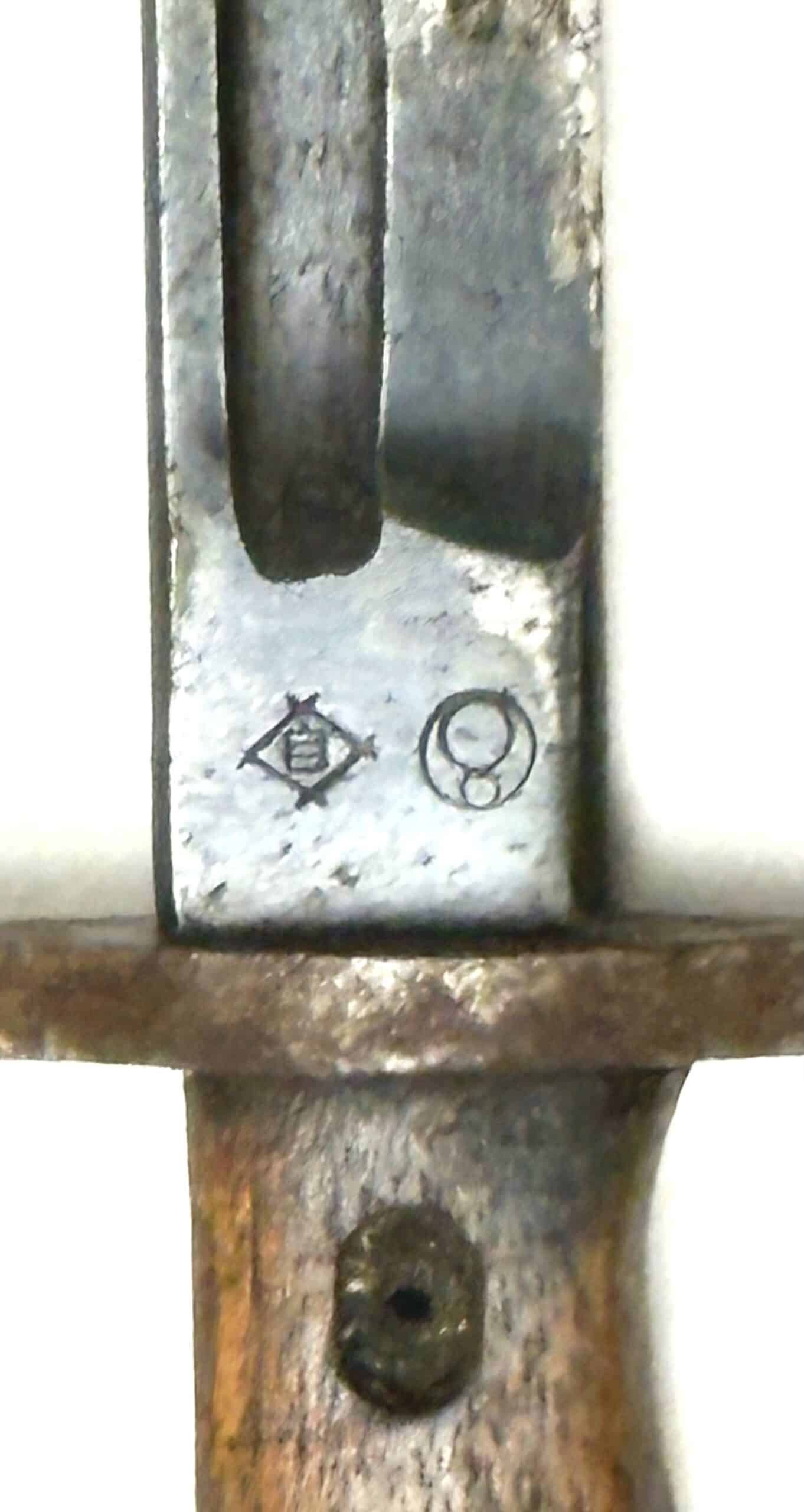 WW2 Japanese Type 30 Straight Guard Bayonet Toyoda Automatic Loom — image 3