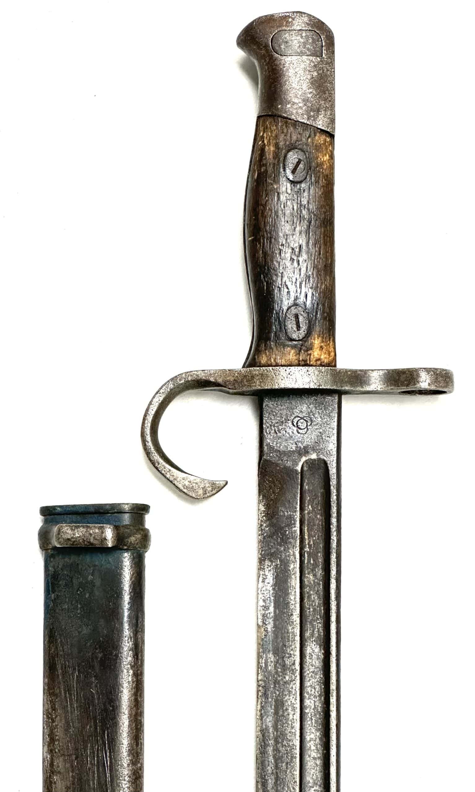 WW2 Japanese Type 30 Early Hook Guard Bayonet Tokyo Arsenal — image 2