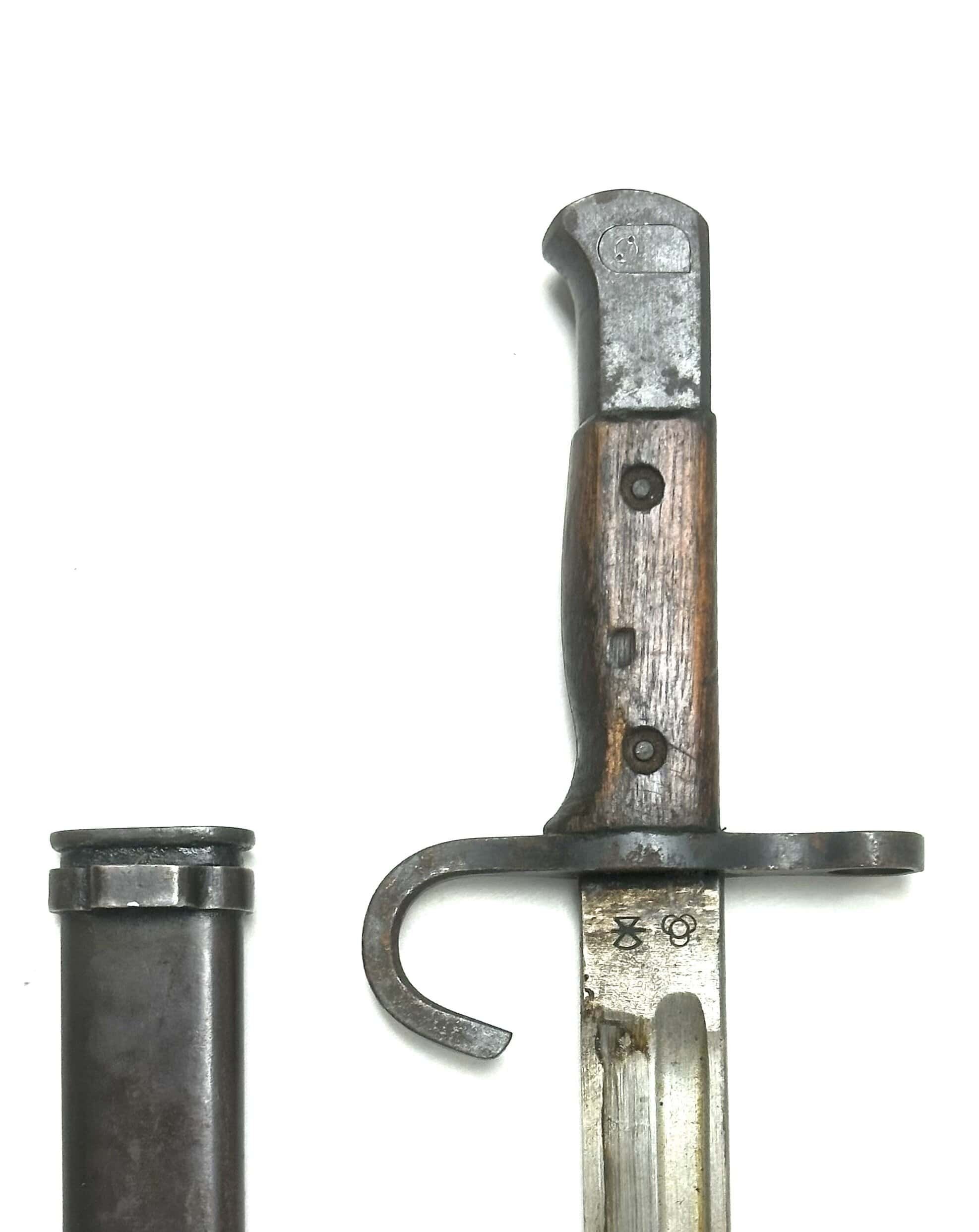 WW2 Japanese Type 30 Early Hook Guard Bayonet Prism Instrument Factory — image 2